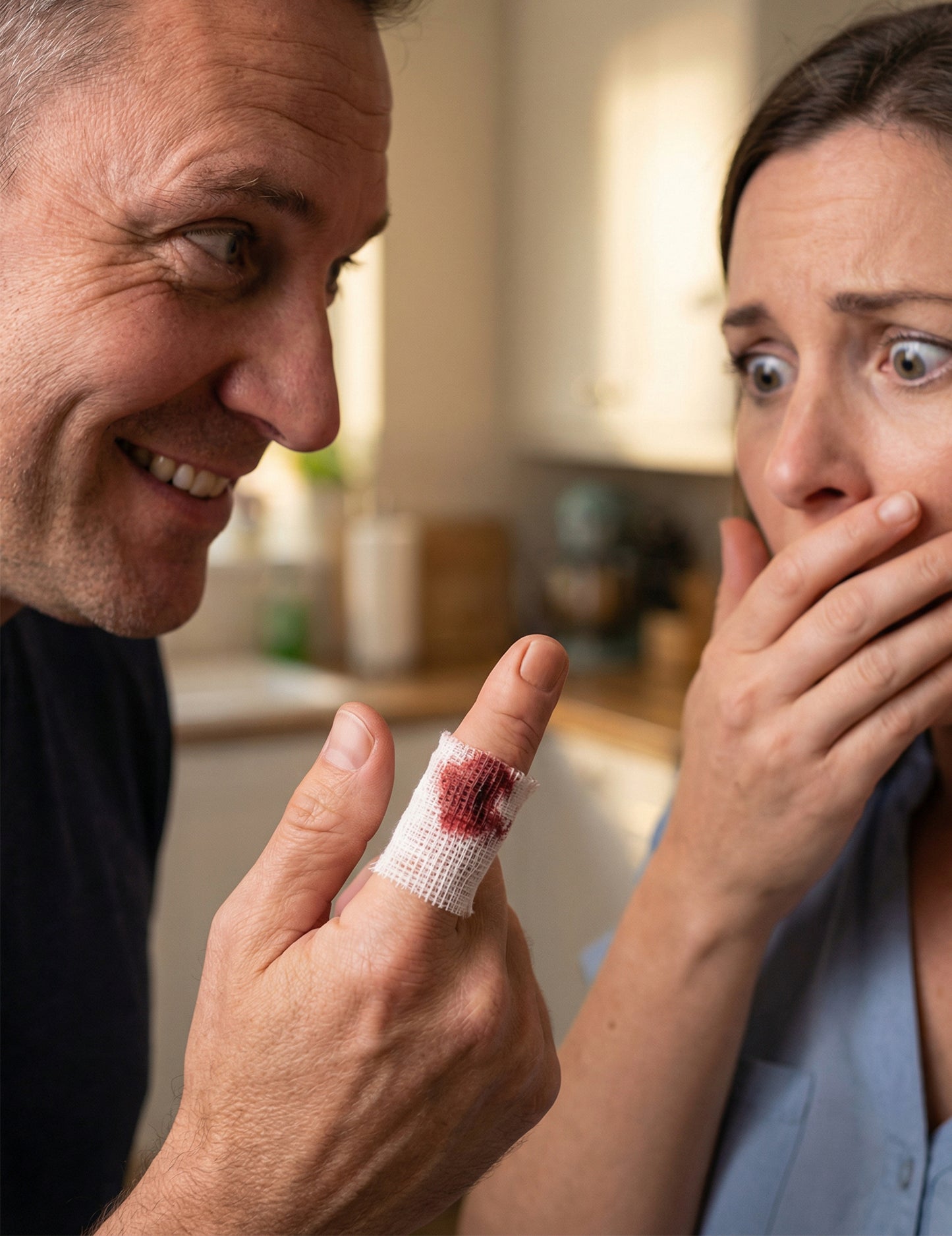 Krvavi lažni prst - šale in potegavščine