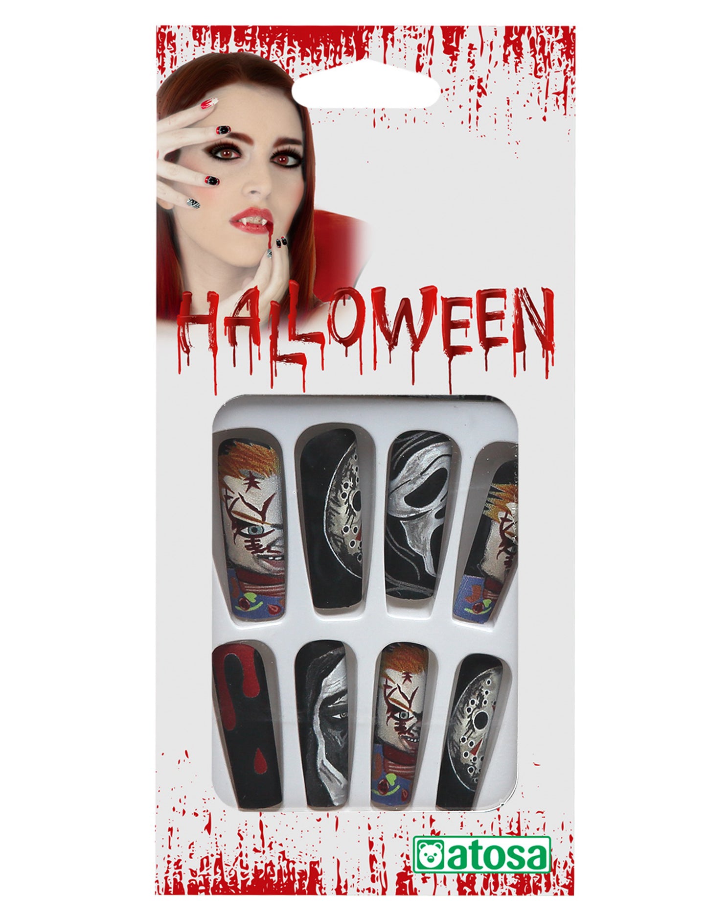 Lažni nohti serijski morilec iz grozljivih filmov