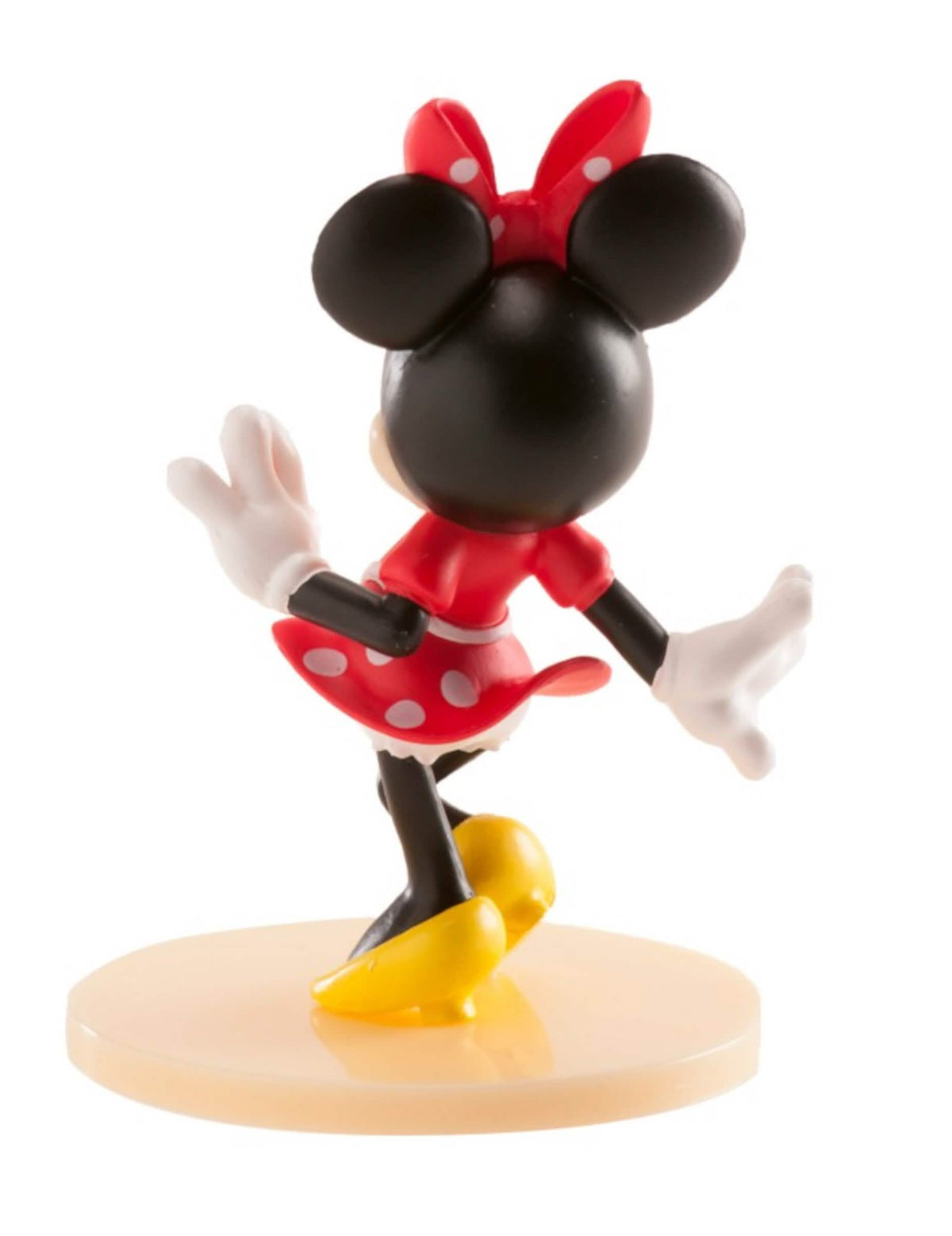 Pogled od zadaj na figurico Minnie