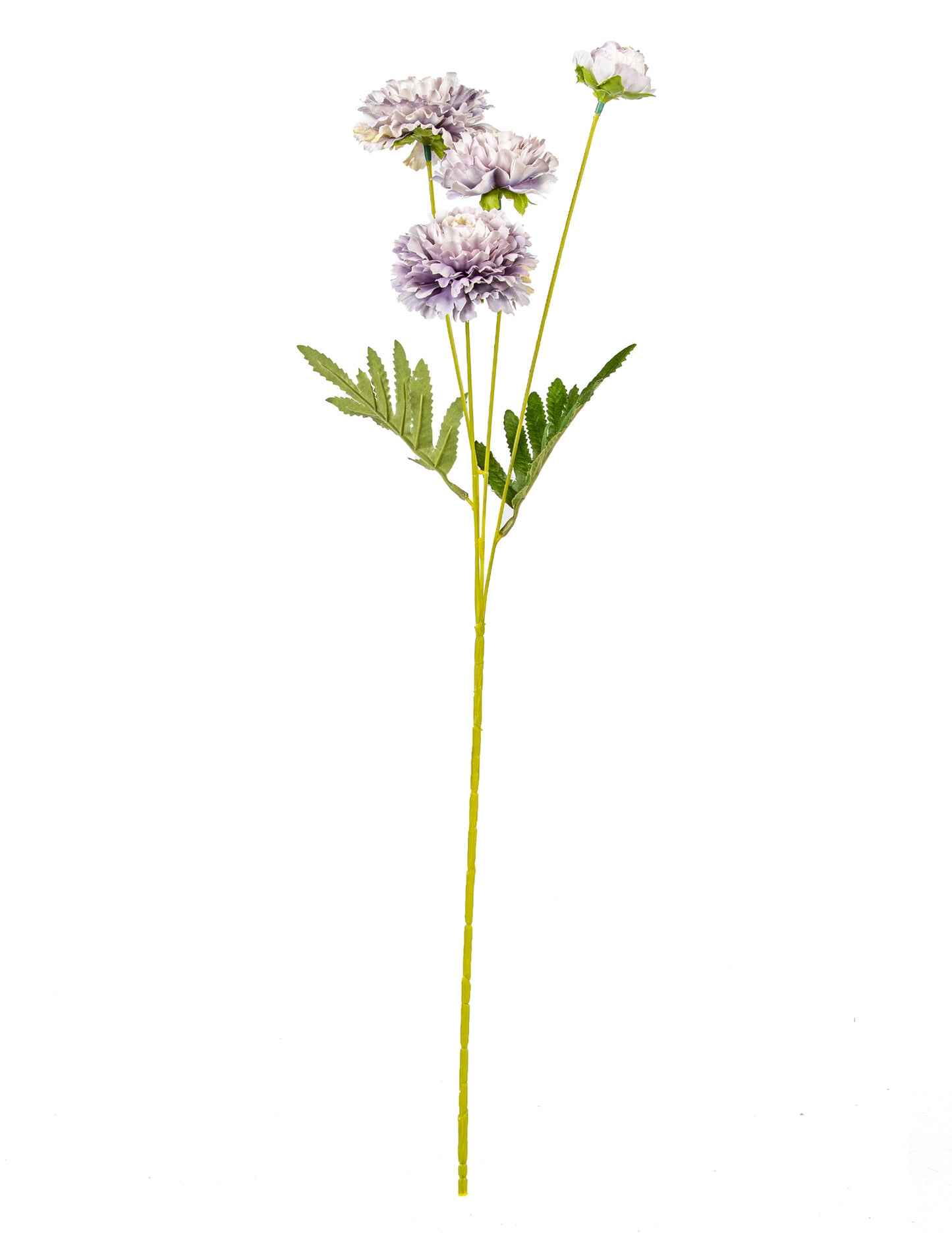 Umetni cvetovi lila cinije na steblu 61 cm rustikalna dekoracija