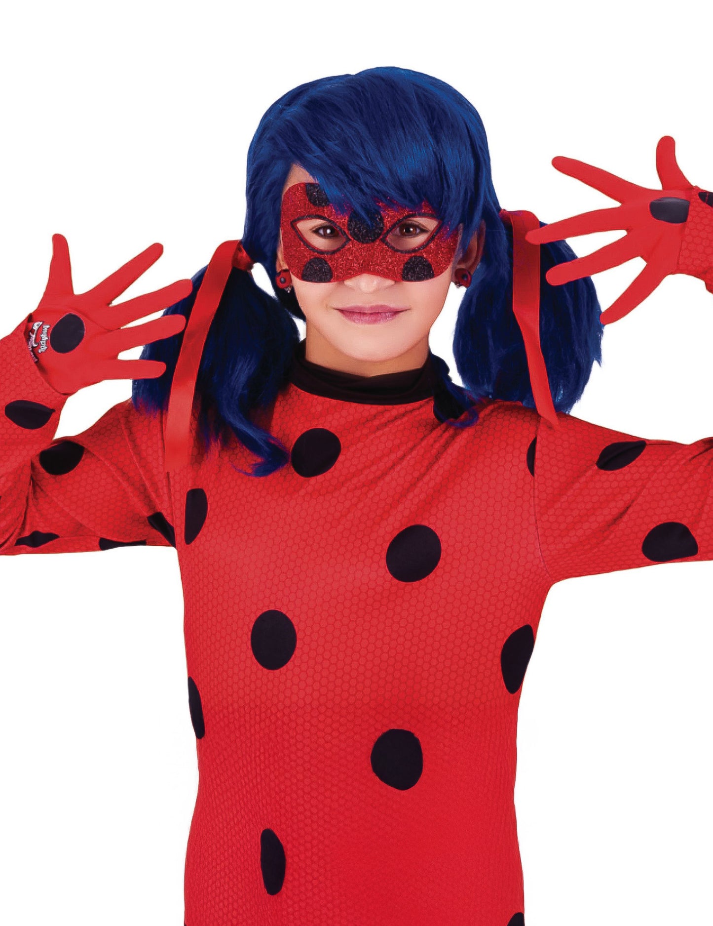 Gants Ladybug™ pour enfant rouges à pois noirs
