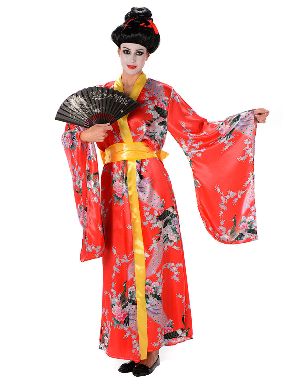 Ženska kostume rdeče geisha