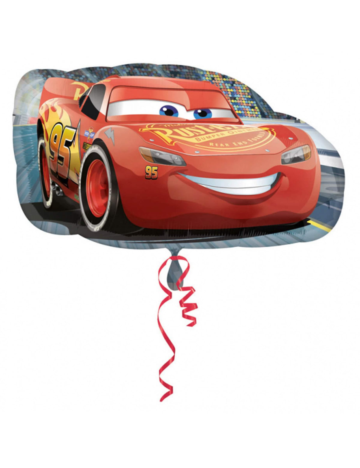 Aluminijast balon Cars 3 za otrok rdeča