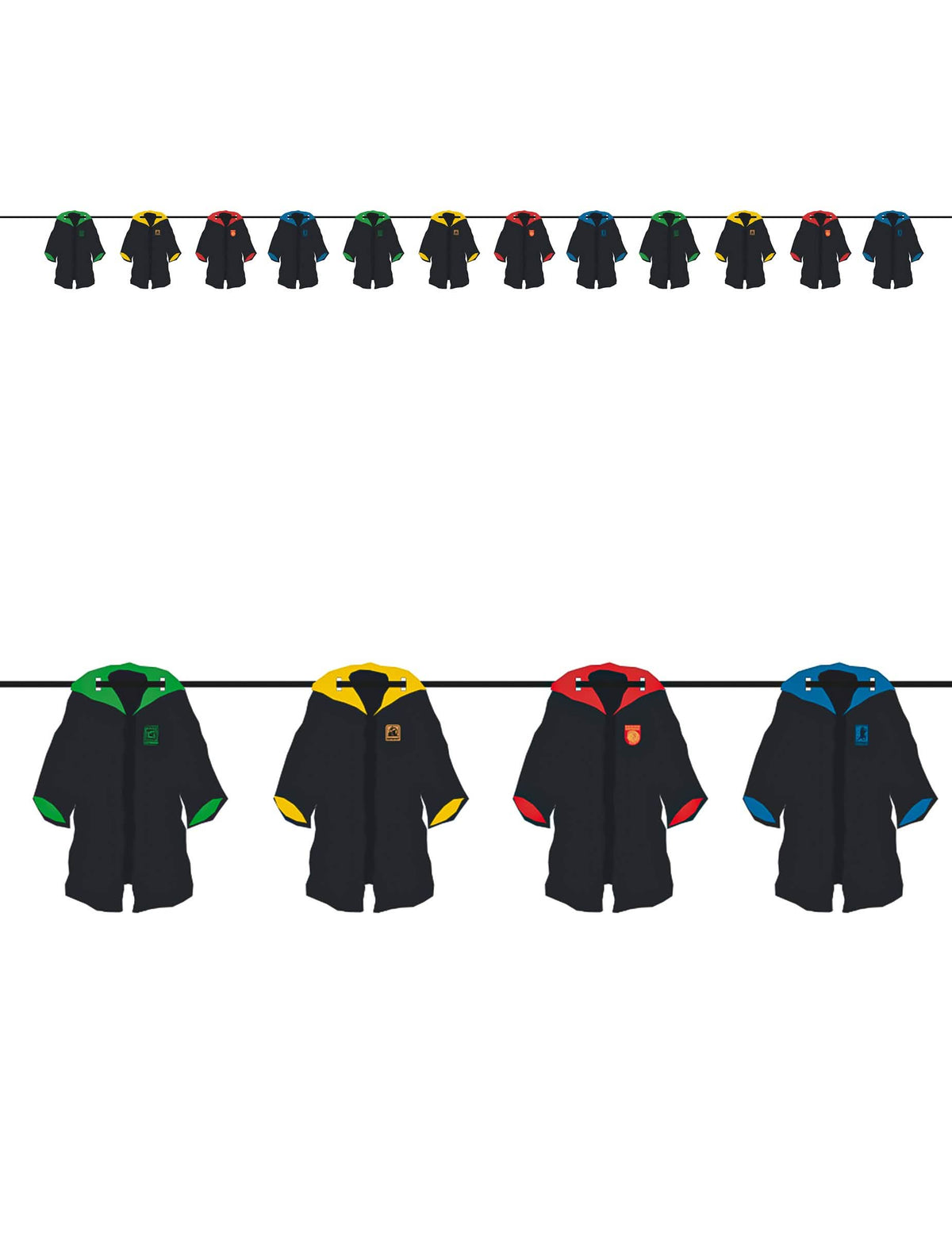 Girlanda z grbi domov Harry Potter™ 3,6 m