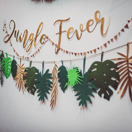 Zlata vročina Jungle Garland Gold 1,20 m