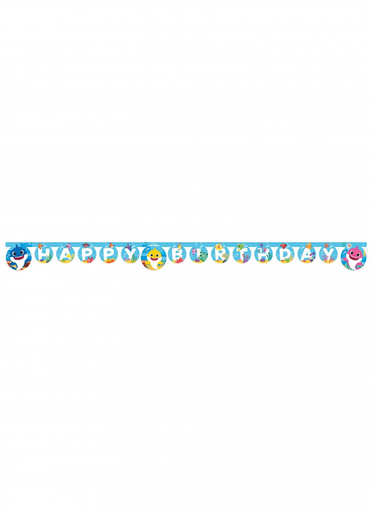 Pregled papirnatega napisa Happy Birthday Baby Shark