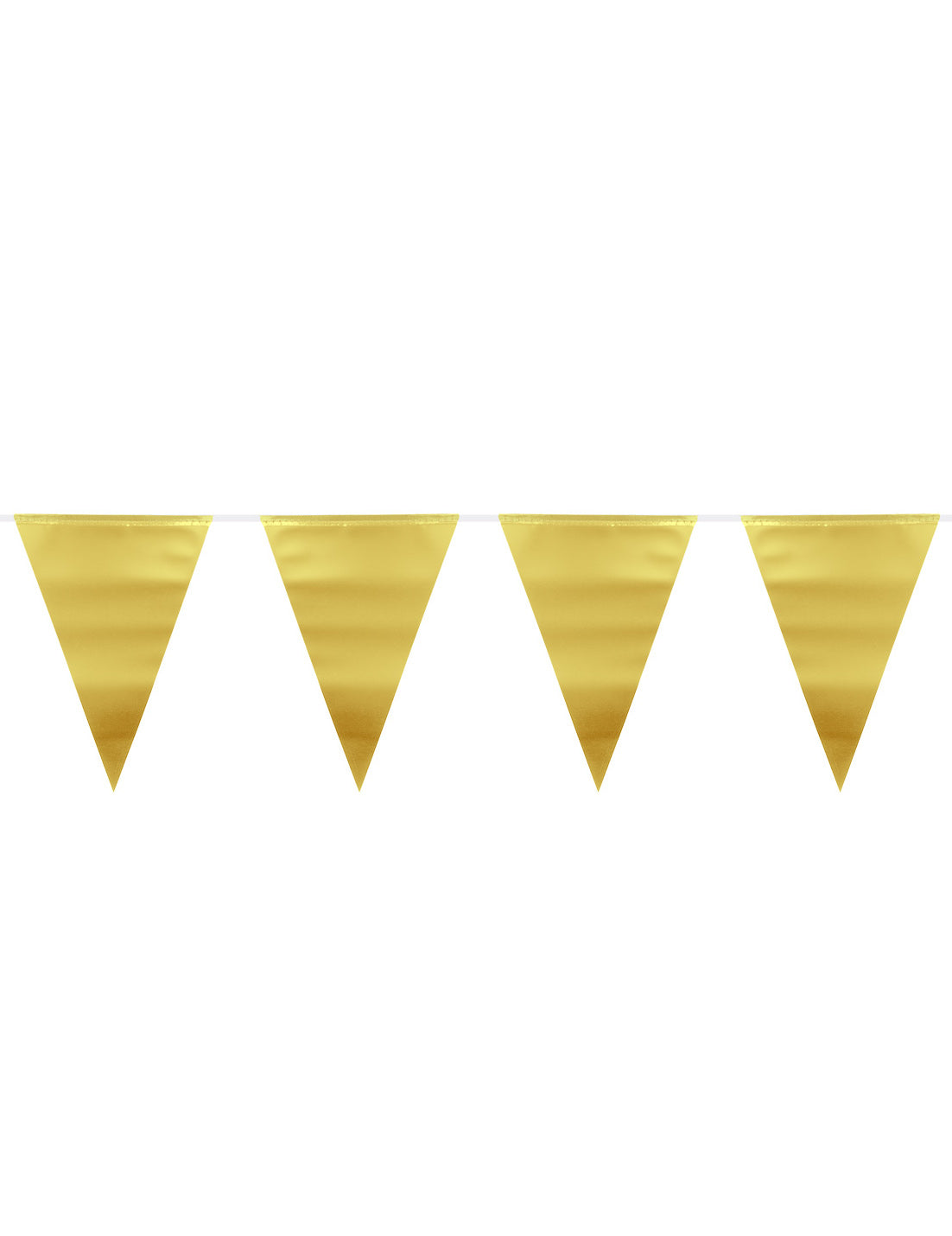 Zlata kovinska zlata girlanda 6 m