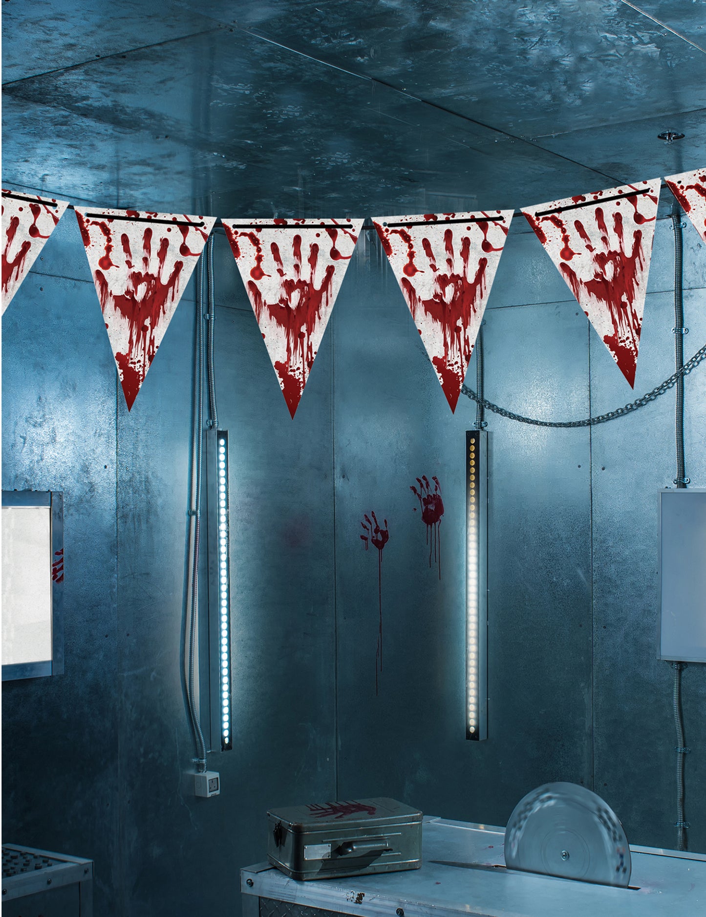 Krvi za noč čarovnic papir Garland 3 m noč čarovnic