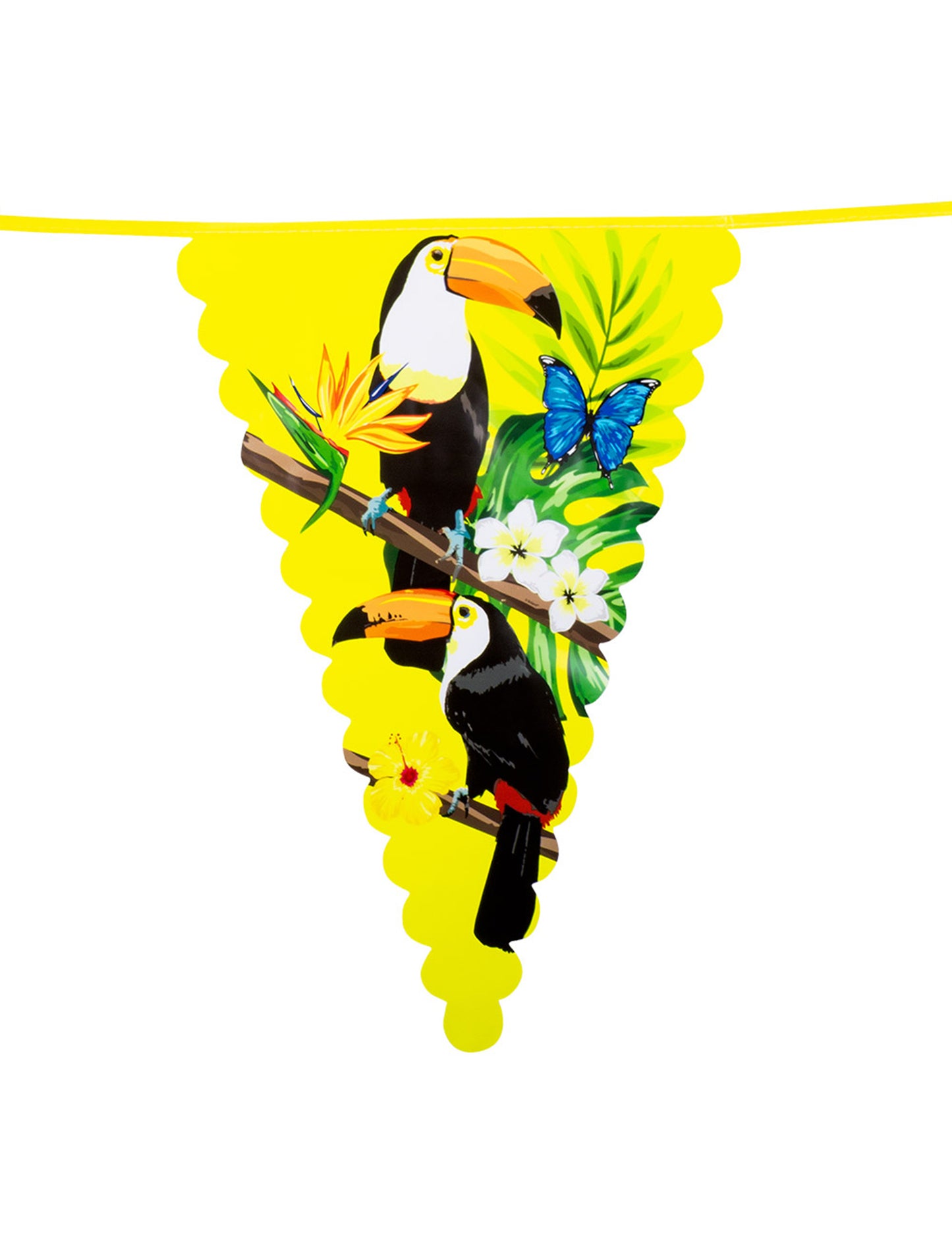 Plastične zastave toucan 45 x 30 cm 6 m