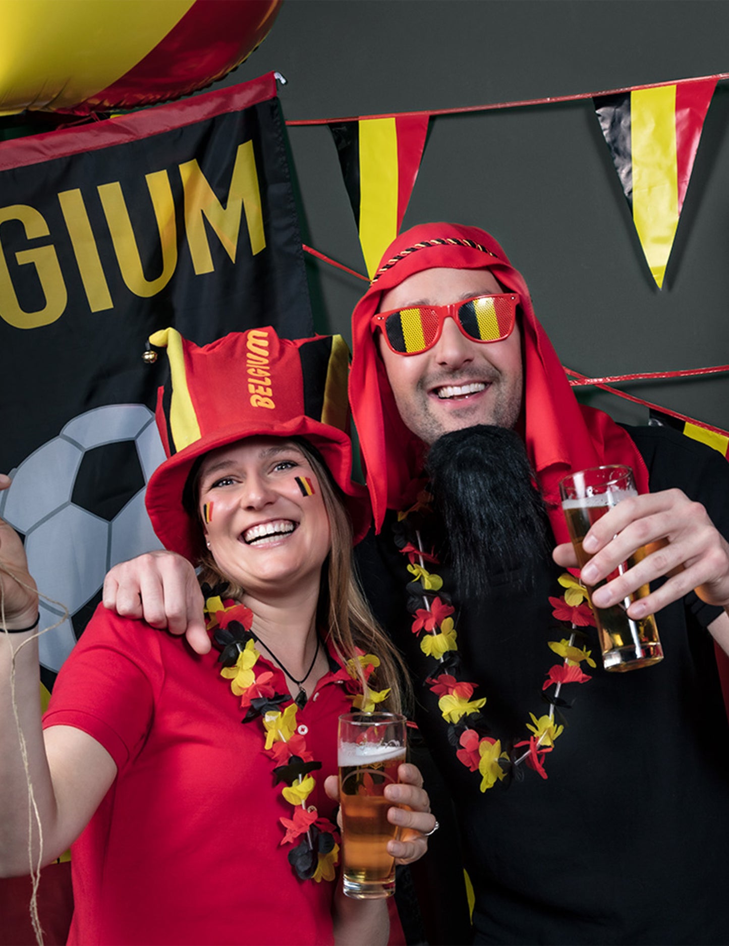 Guirland Fanions podpira Belgijo 10 metrov