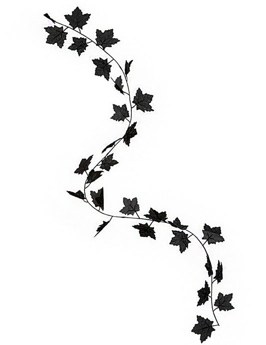 Vue d'ensemble de la guirlande de feuilles décoration d'Halloween