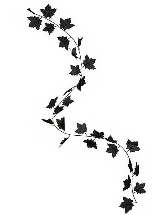 Vue d'ensemble de la guirlande de feuilles décoration d'Halloween