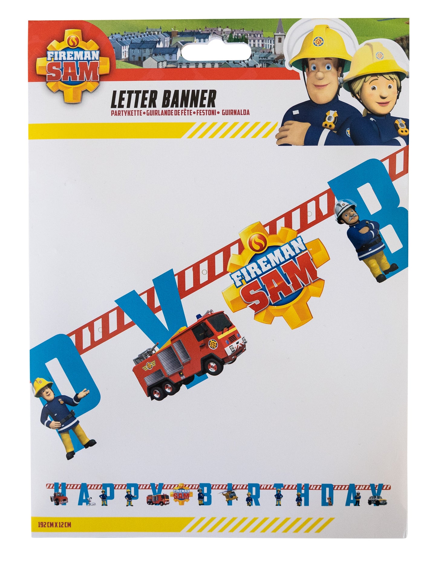 Srečen rojstni dan Guigland Sam Paper The Firefighter 180 cm