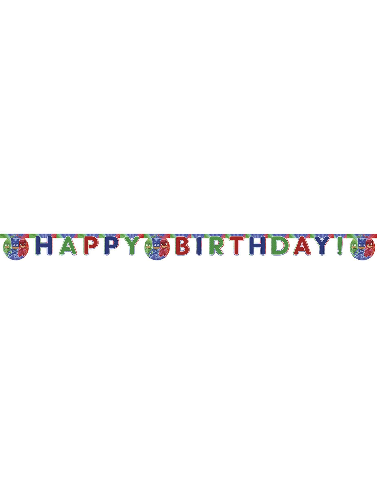 Pregled girlande Happy Birthday PJ Masks