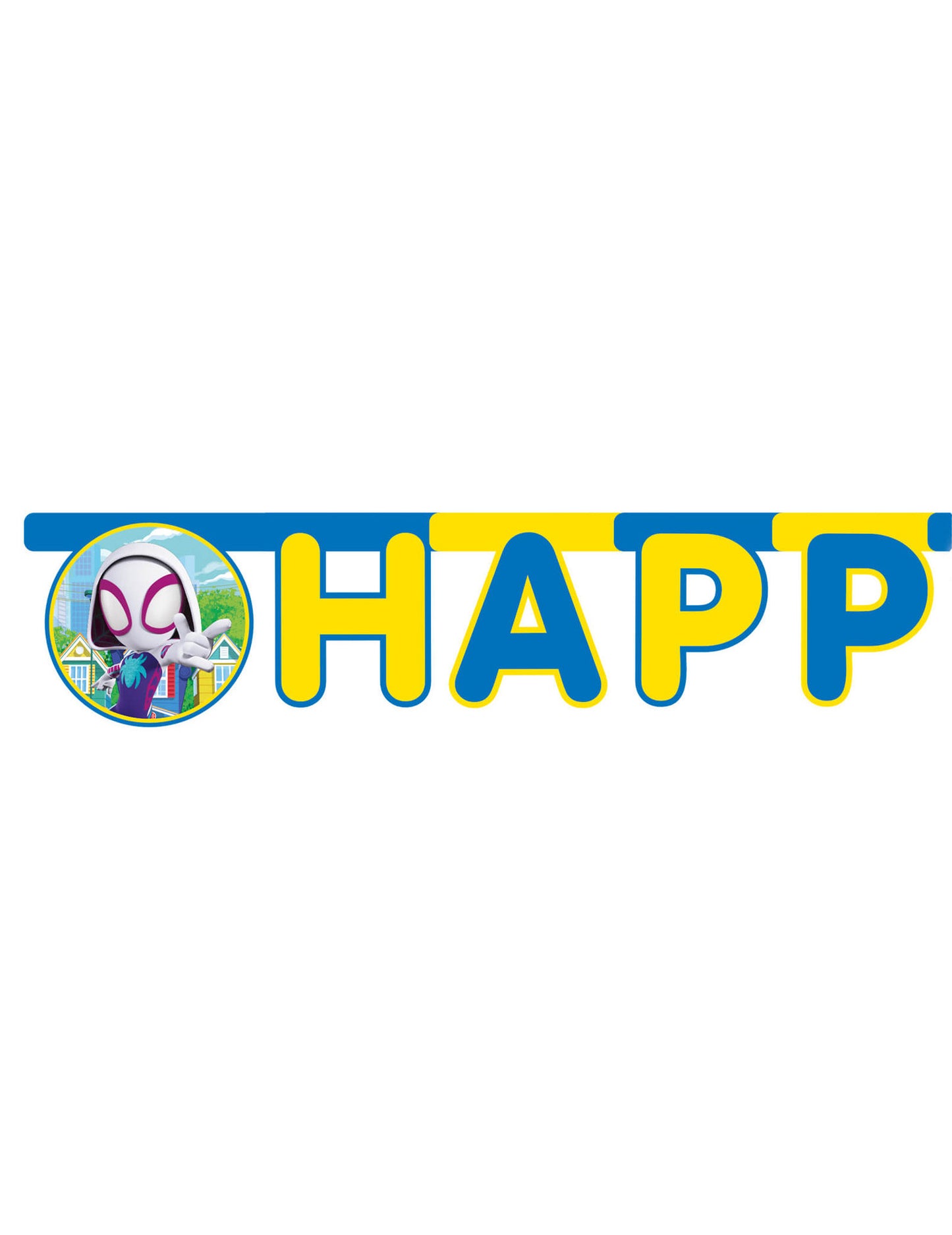 Girlanda Spidey and Friends™ za vse najboljše za rojstni dan