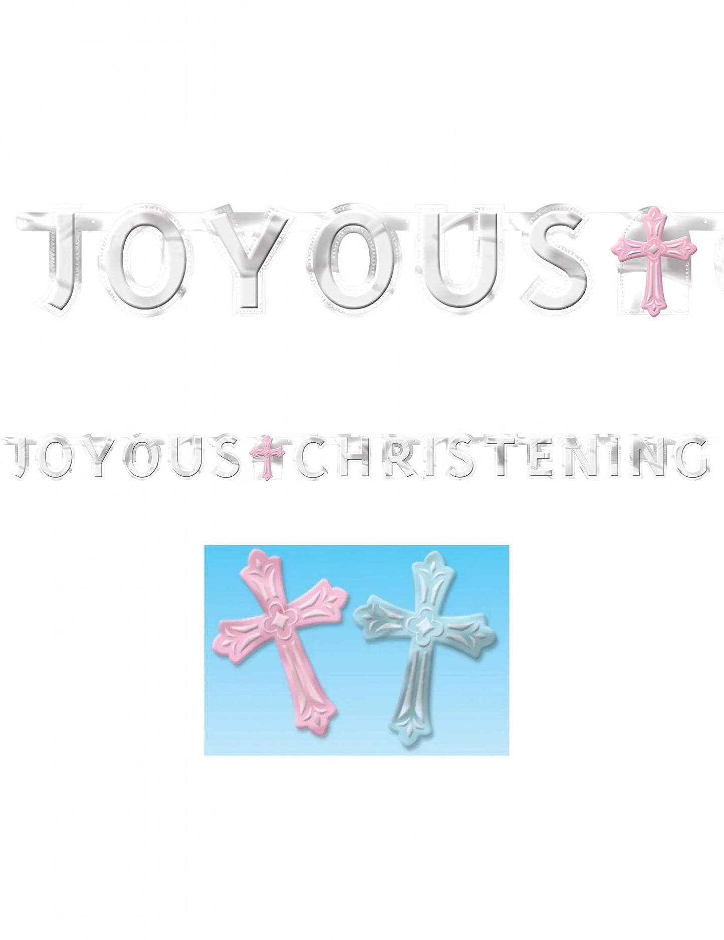 Prilagodljiva girlanda za obhajilo z zamenljivimi križi