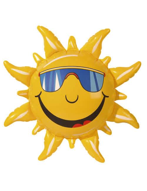 Nosi me rumena sonce za poletno temo za dekoracijo zabave z očala za sonce