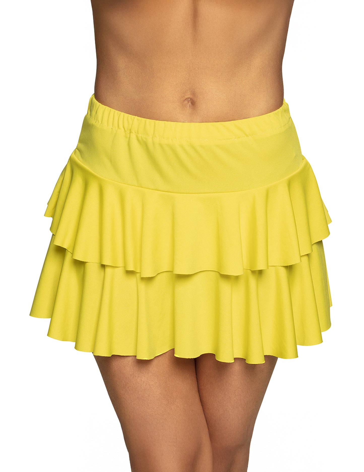 Krilo za odrasle fluorescentno rumeno ruffle