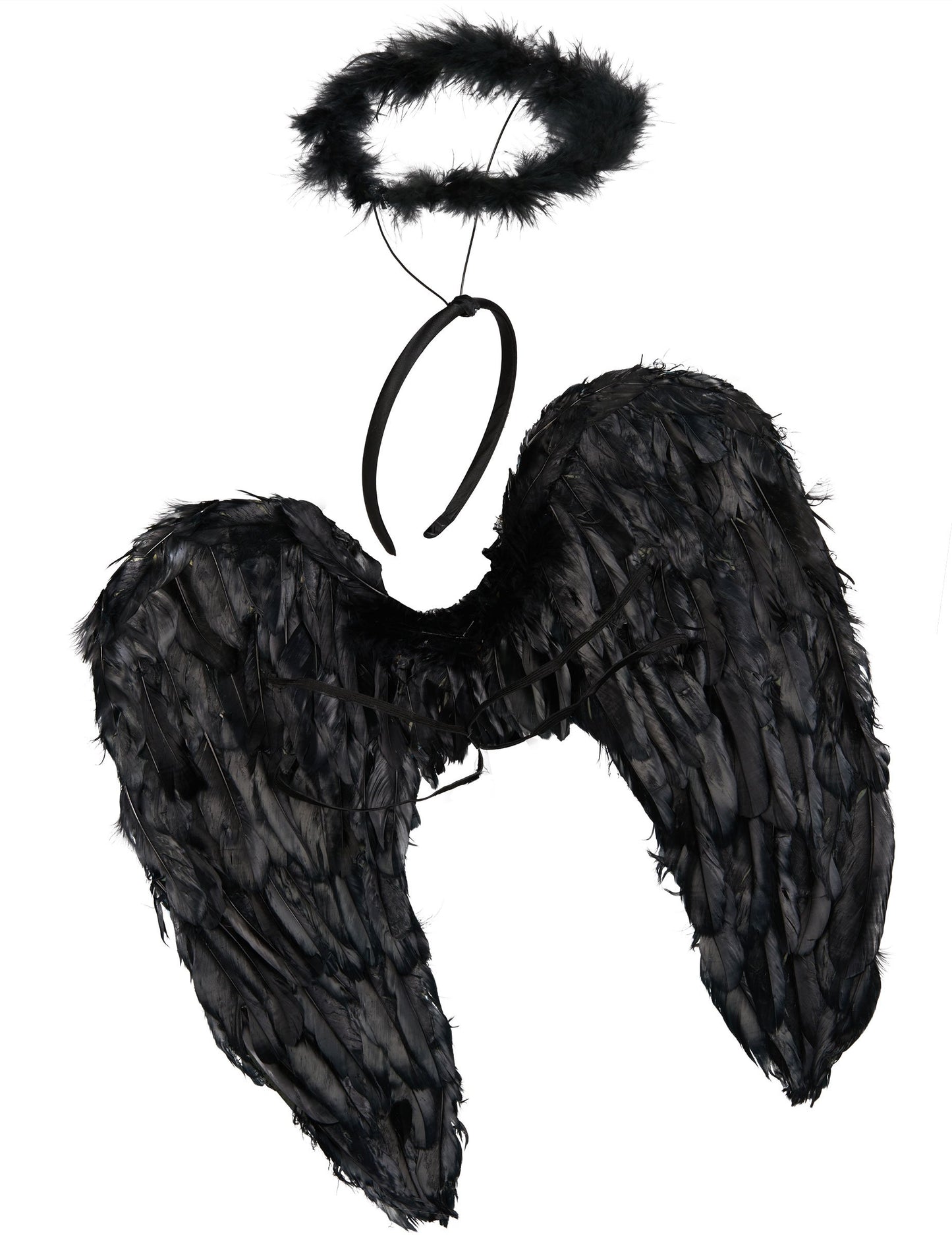 Komplet za dodatke za odrasle črne angela