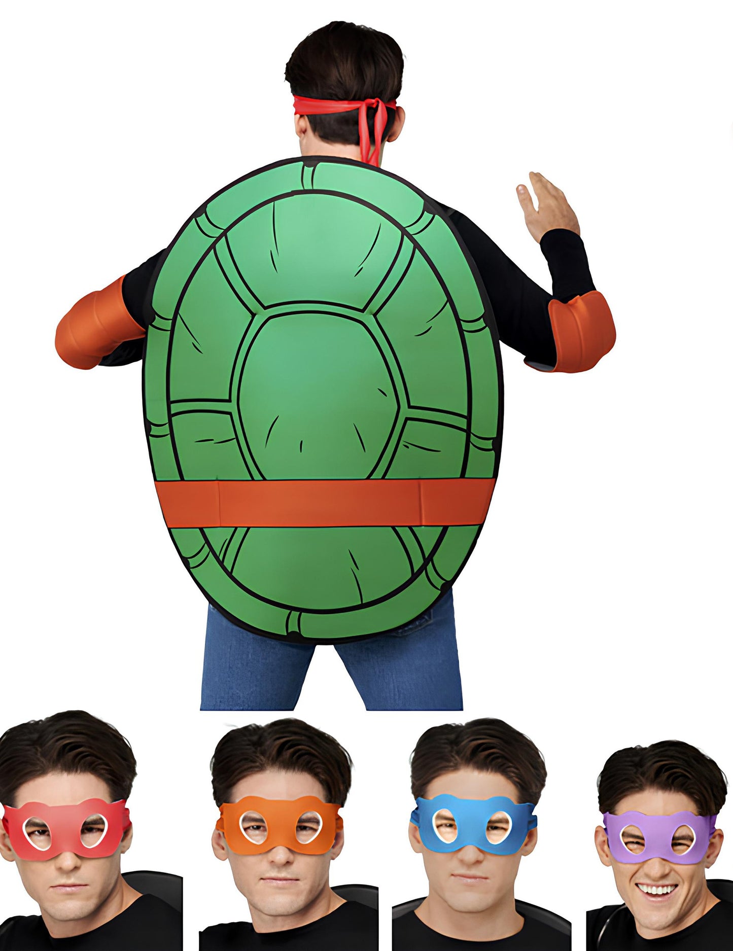 Ninja želve 4 v 1 kompletu za dodatno opremo za kostume za odrasle