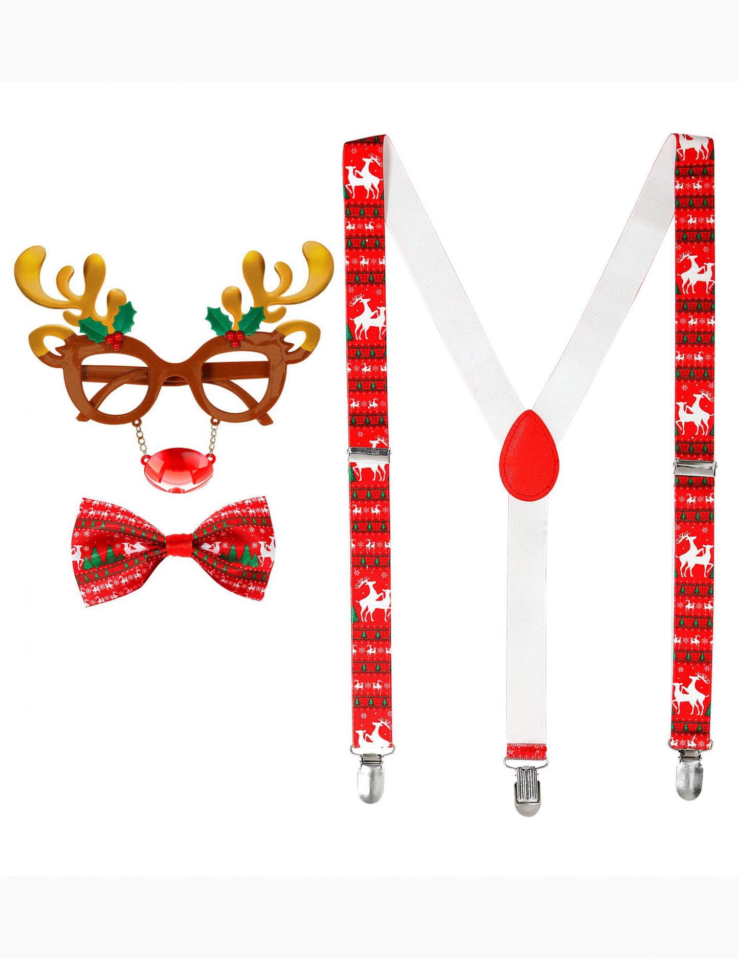 Komplet dodatkov za božične jelene za odrasle