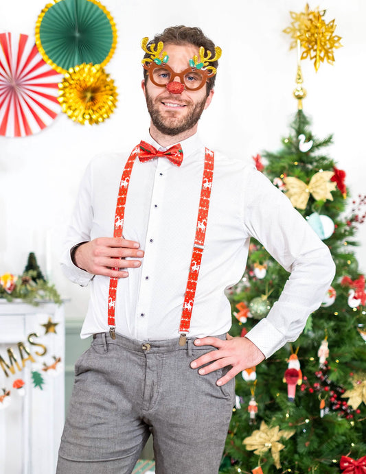 Mise en situation du kit accessoires renne de Noël