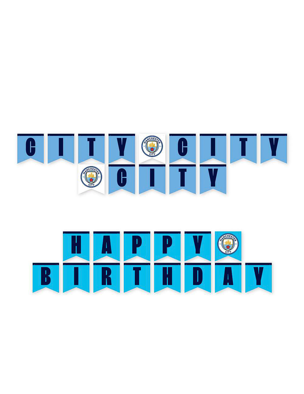 Komplet za rojstni dan Manchester City Football Club 75 kosov