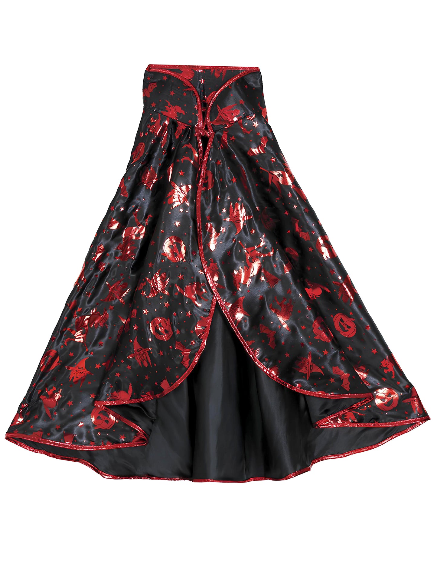 Otroški črni in rdeč čarovniški rt in hat Kit