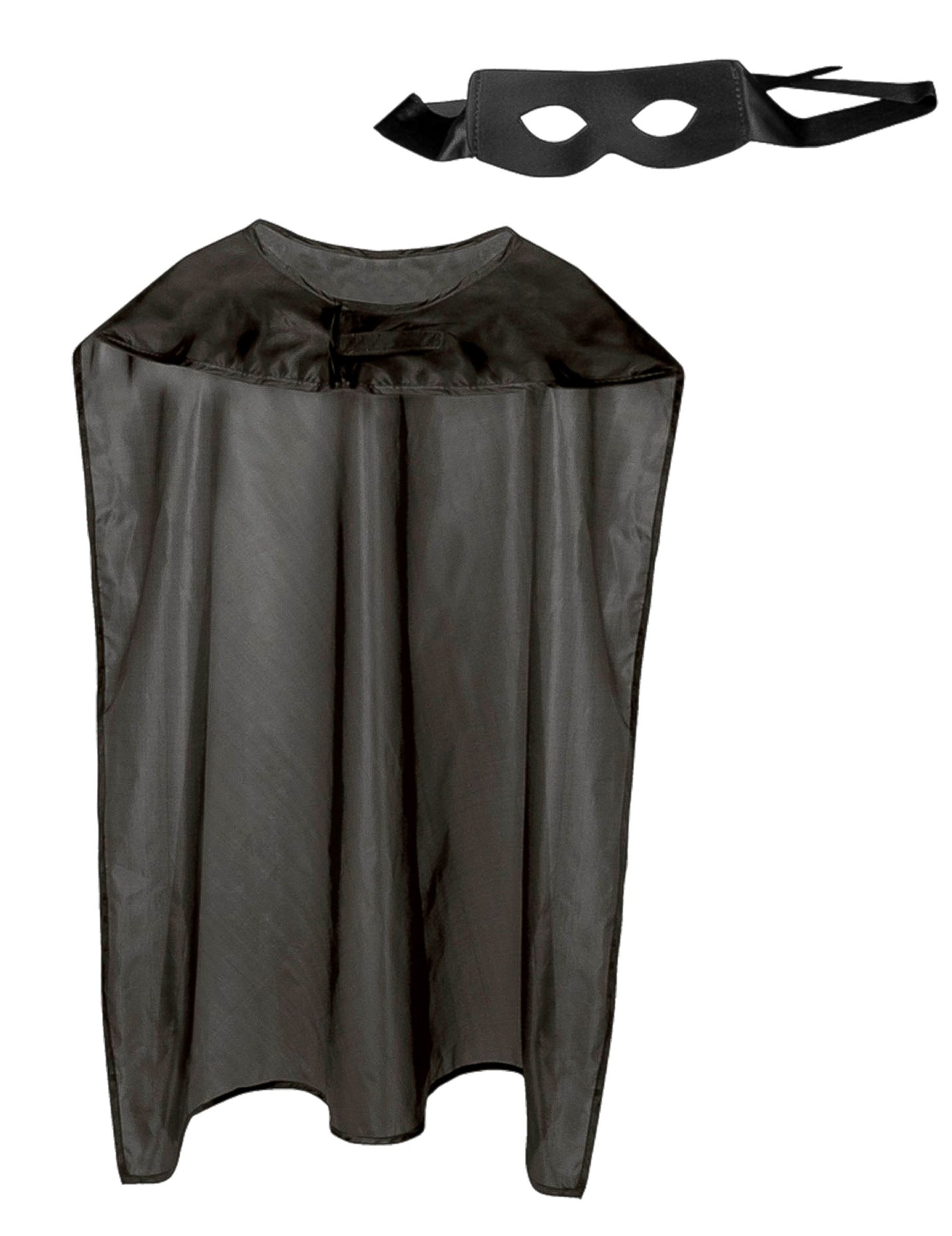 Kit Cape in Super Hero Mask Black Adult