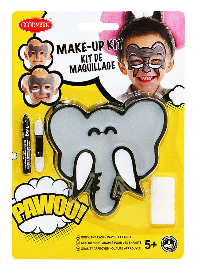 Komplet ličil za otroke slon z čopičem in gobico