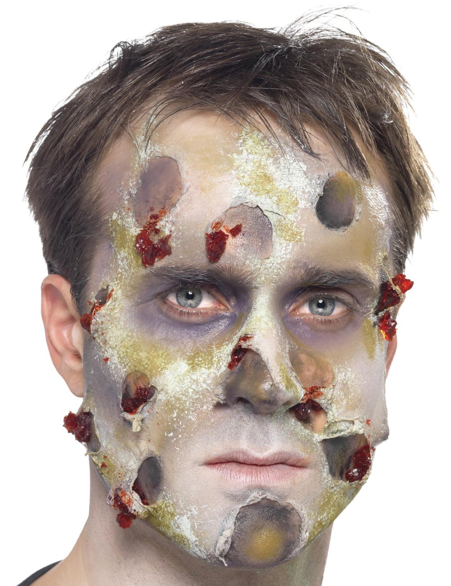 Kratka predstavitev učinkov odprtih ran kompleta ličil za zombie