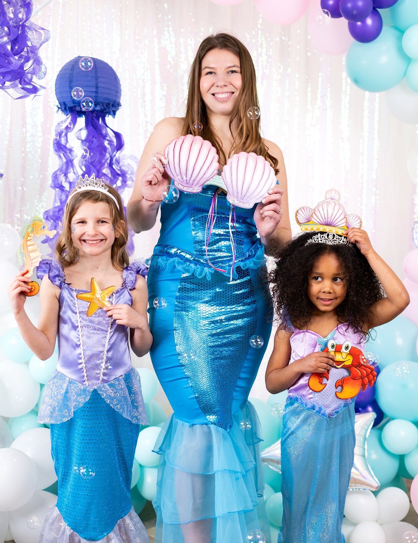 Komplet Photobooth Princess Siren 10 dodatkov