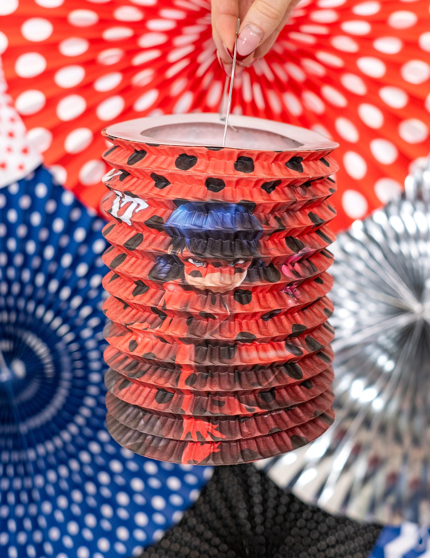 Ladybug 28 cm papirnat Lampion