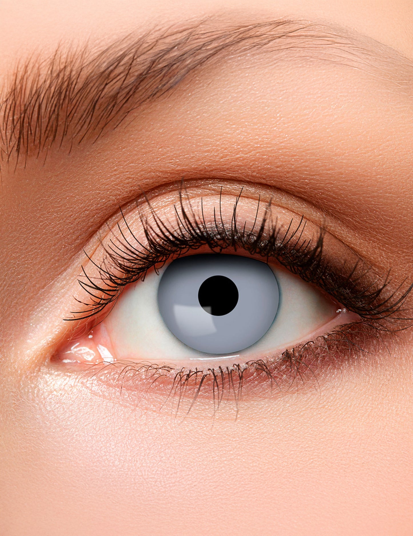 Kontaktne leče brez popravka domišljijsko oko zombi siva odrasla noč čarovnic