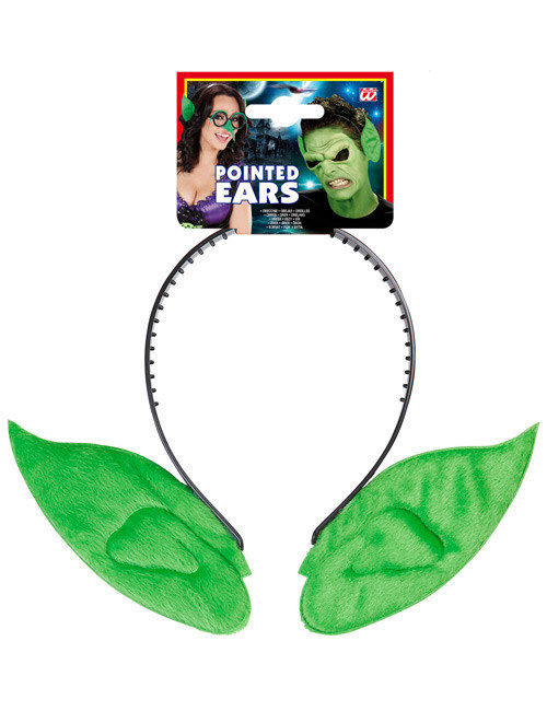 Zelena zelena ušesa glave odraslih ušes