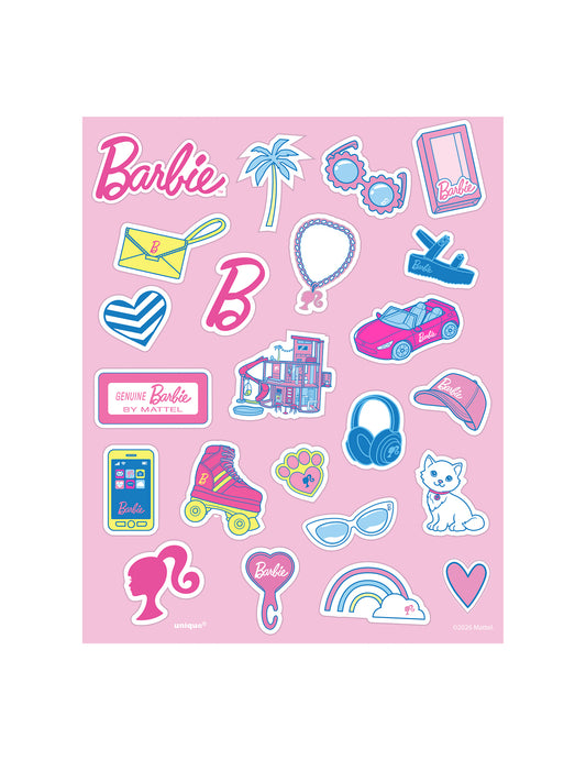 Set 4 listov nalepk Barbie™