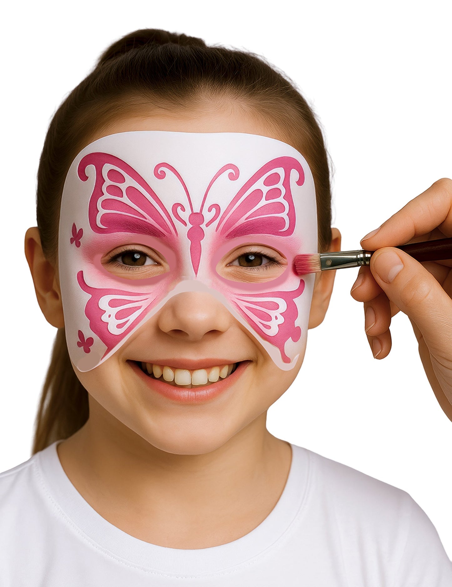 Komplet 4 šablon za poslikavo obraza živali za otroke