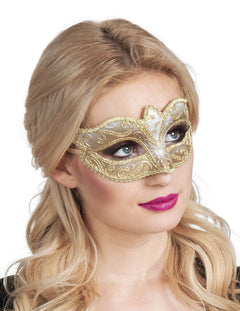 Maske s kristalčki in bleščicami