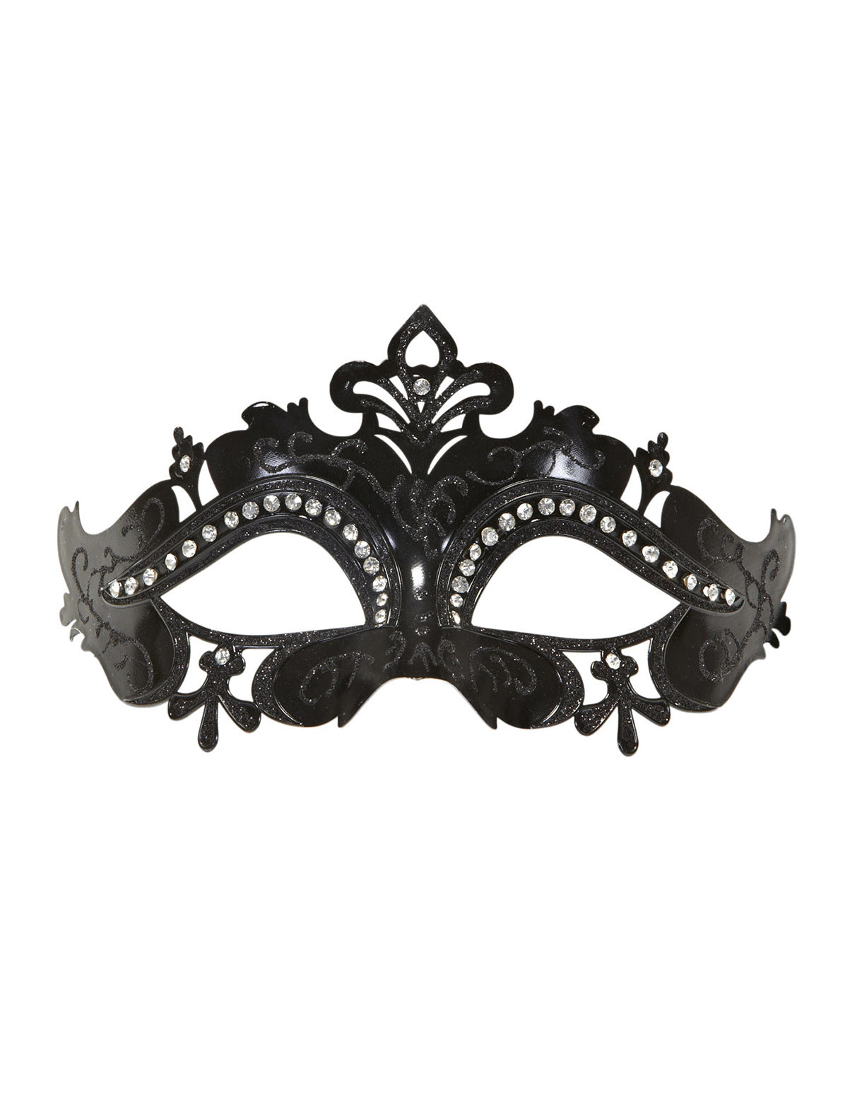 Venitski volk črni odrasli Rhinestones