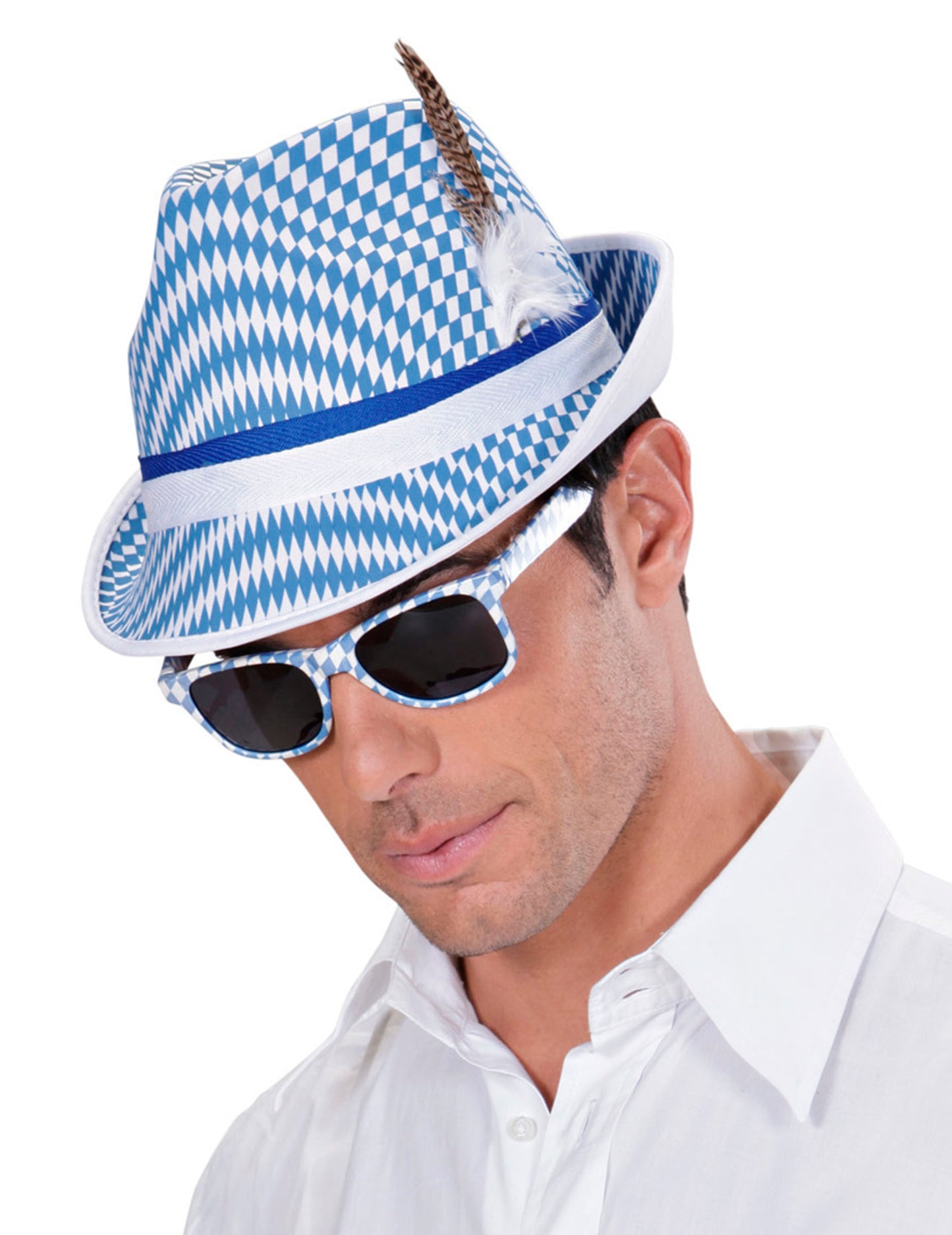 Belo in modra očala zabava za odrasle pivo