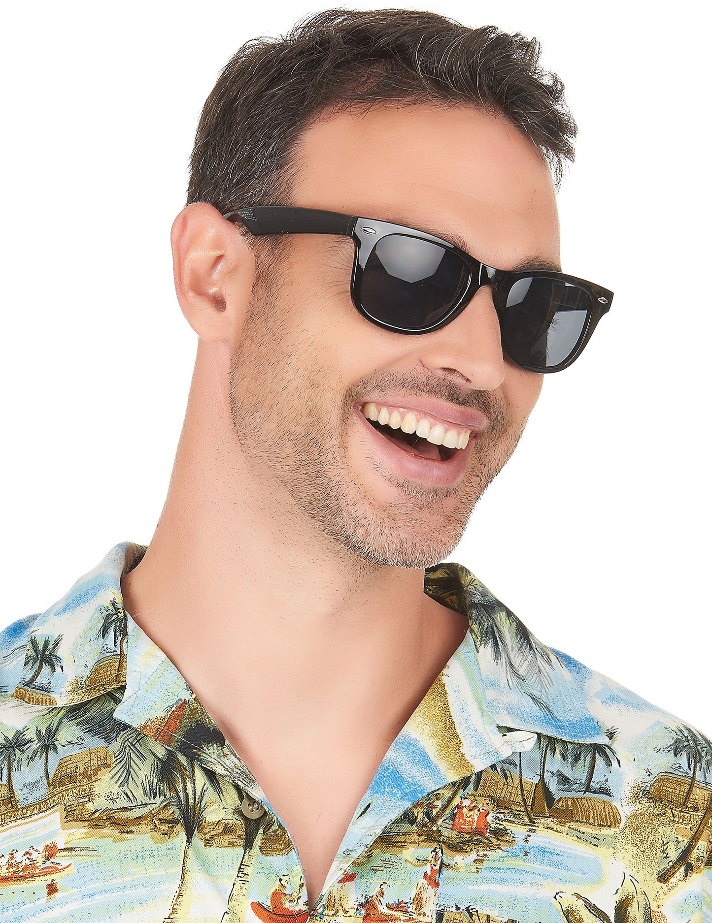 Črno-modra sončna očala za odrasle, 50. leta