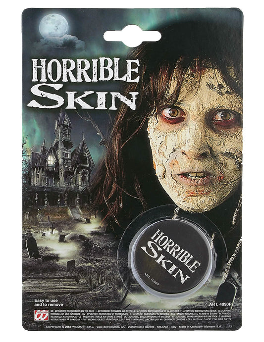 Vue du packaging du maquillage peau affreuse Halloween