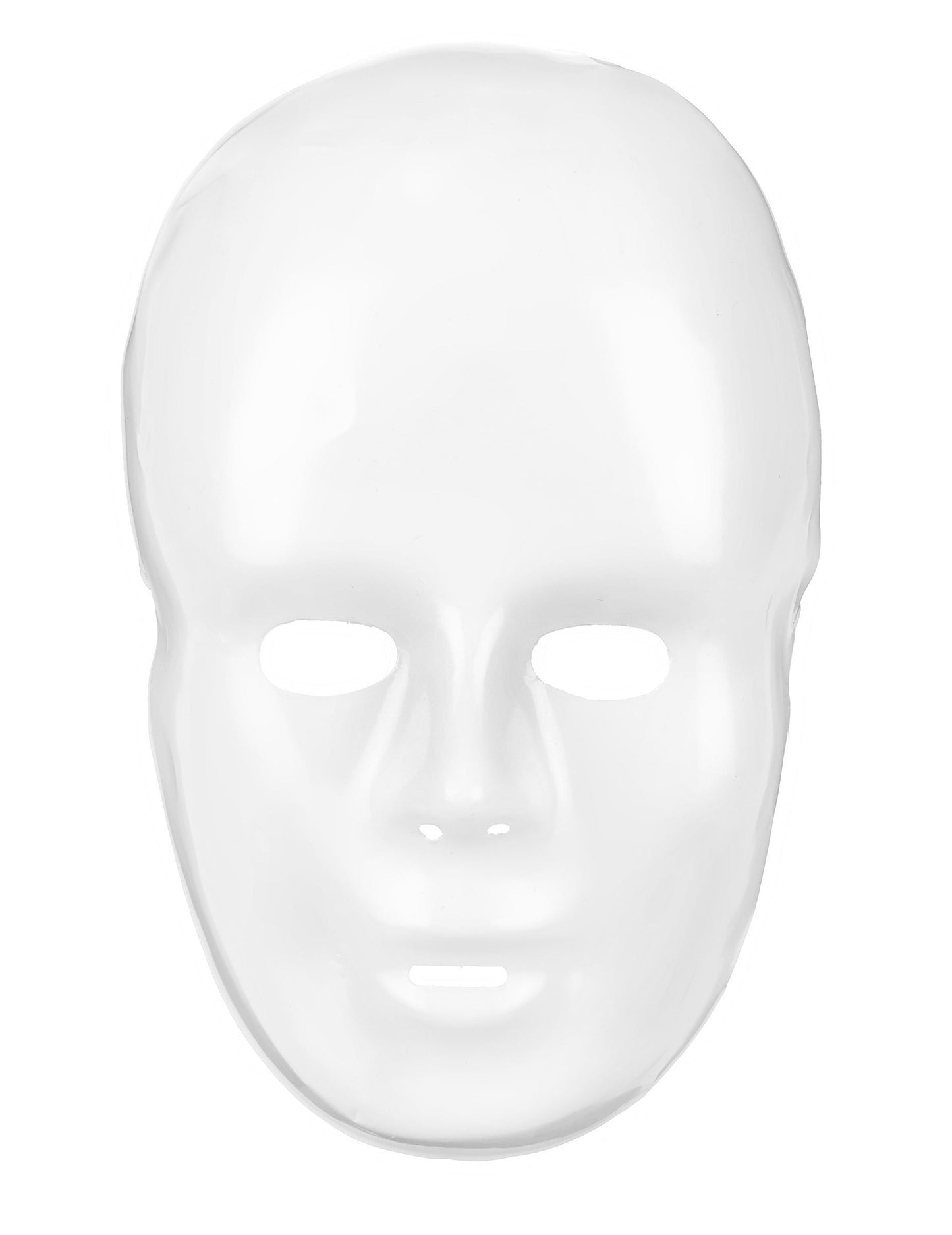 Plastična bela maska za odrasle