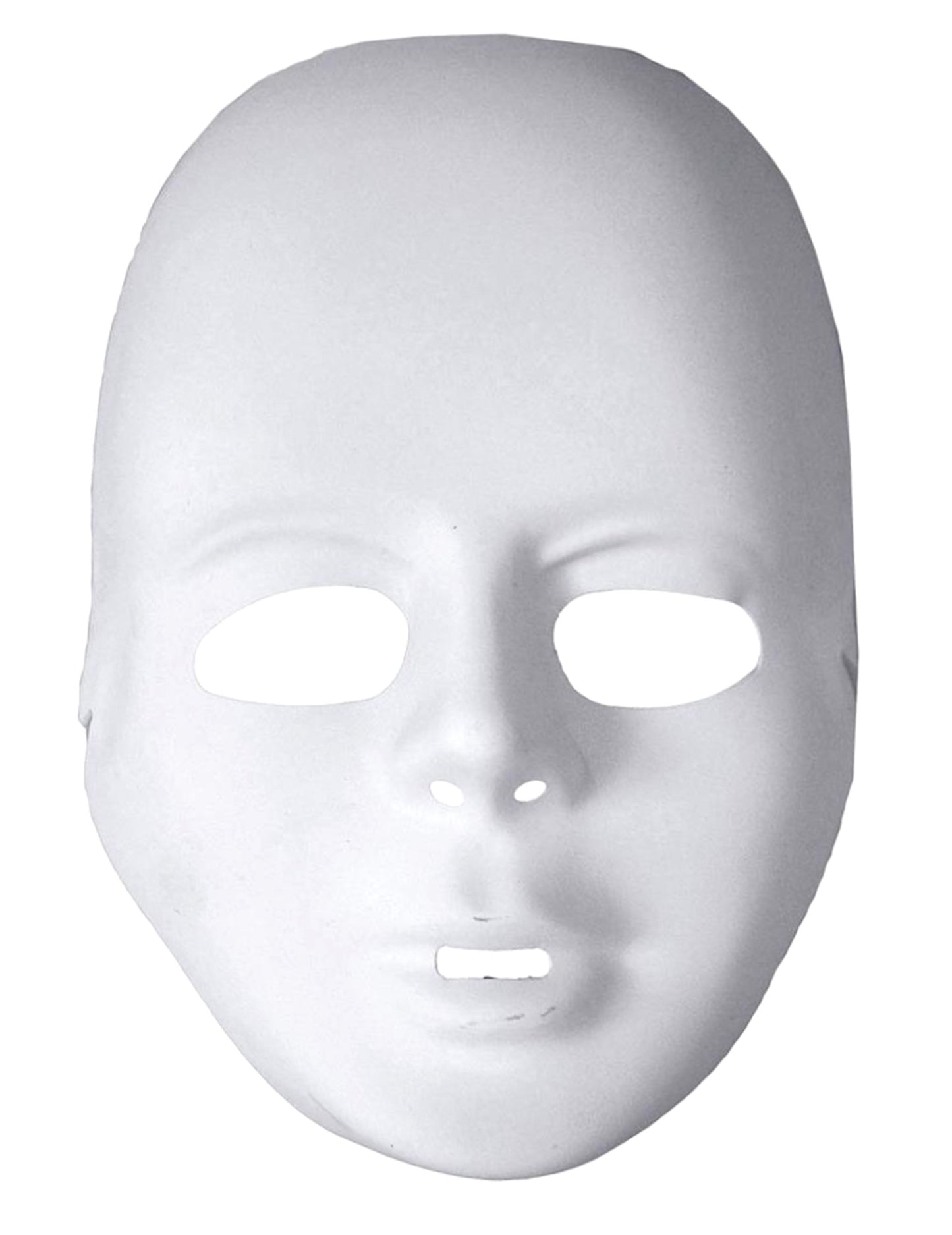 Bela plastična maska