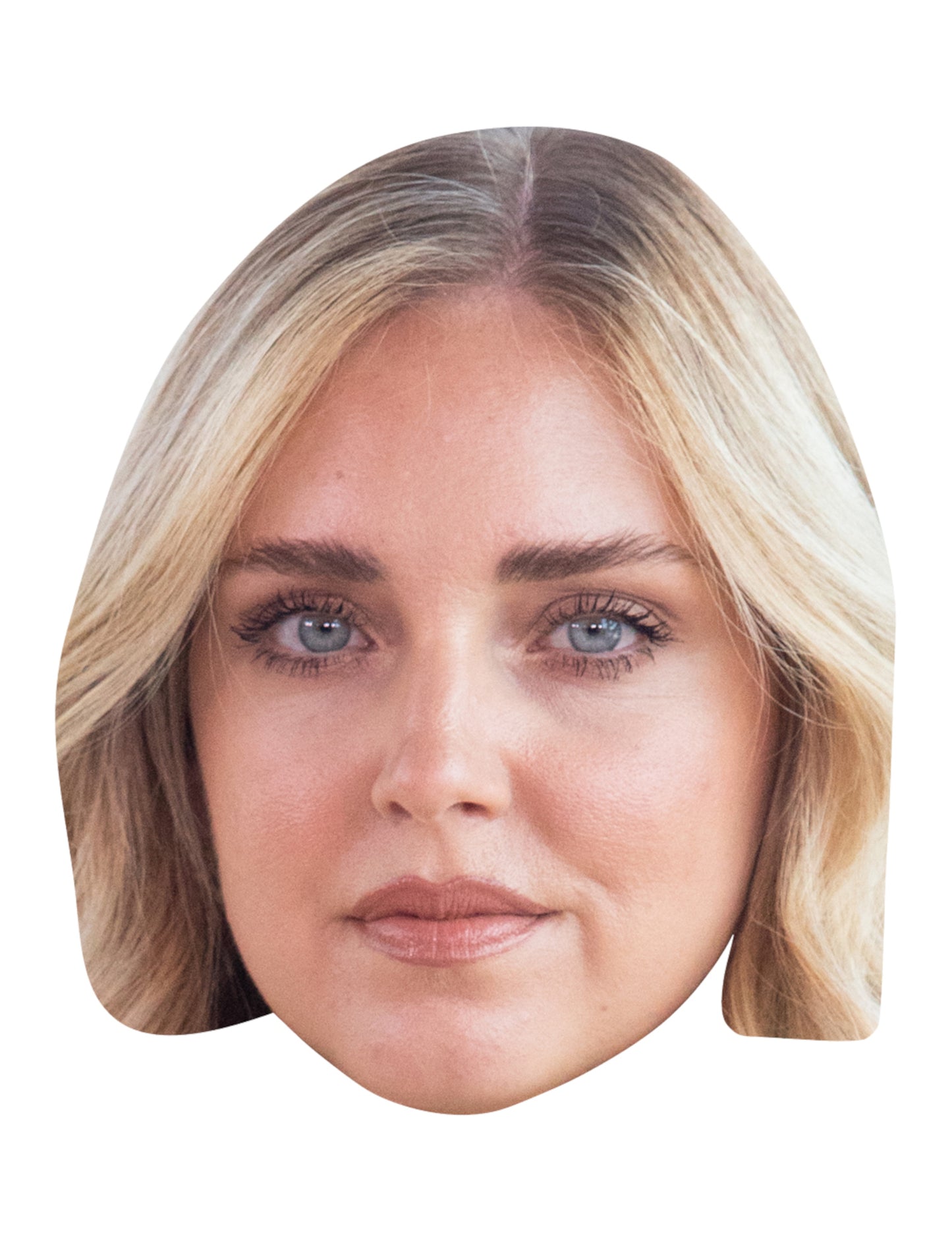 Kartonska maska chiara ferragni odrasla oseba