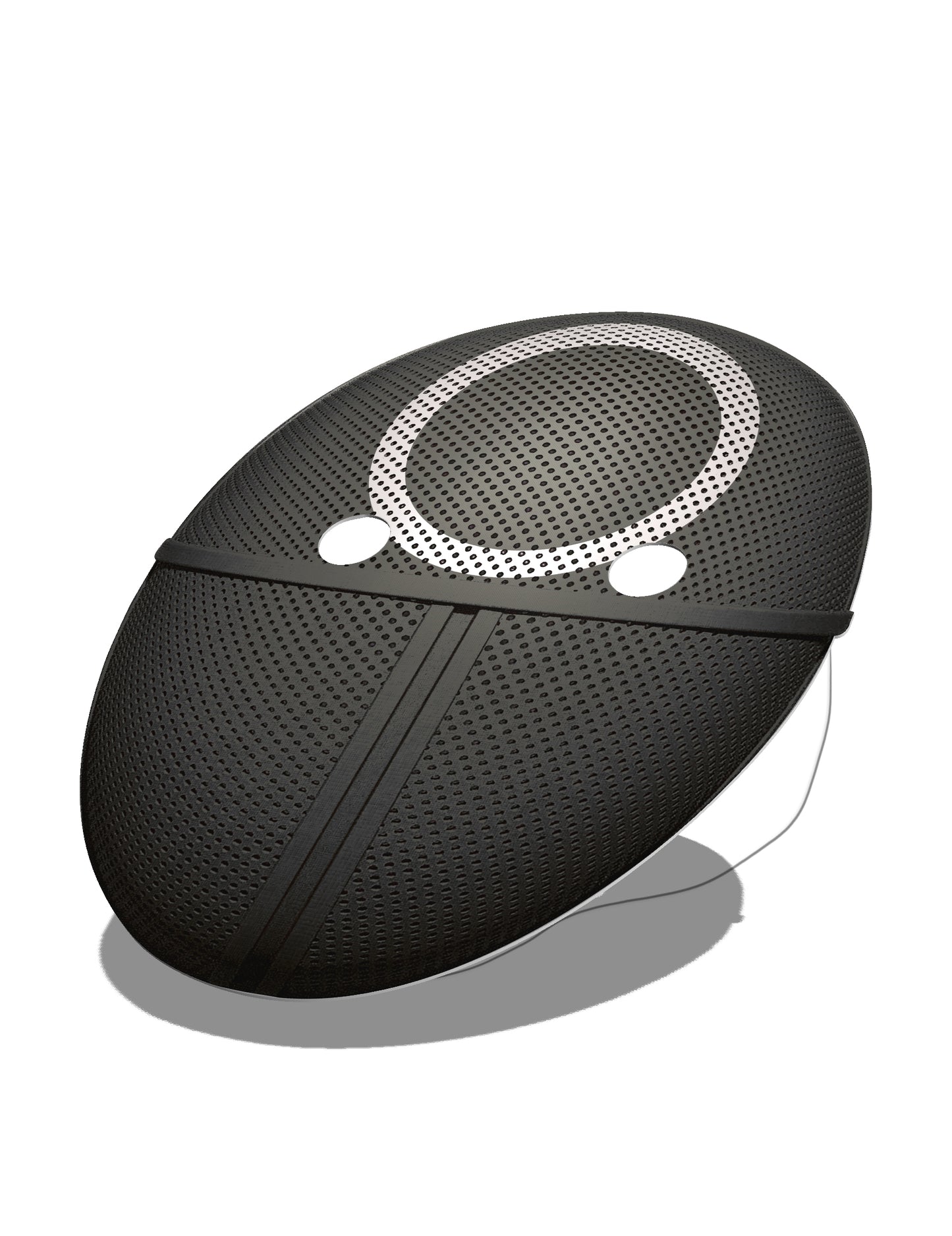 Ravna kartonska maska okrogla igralna straža