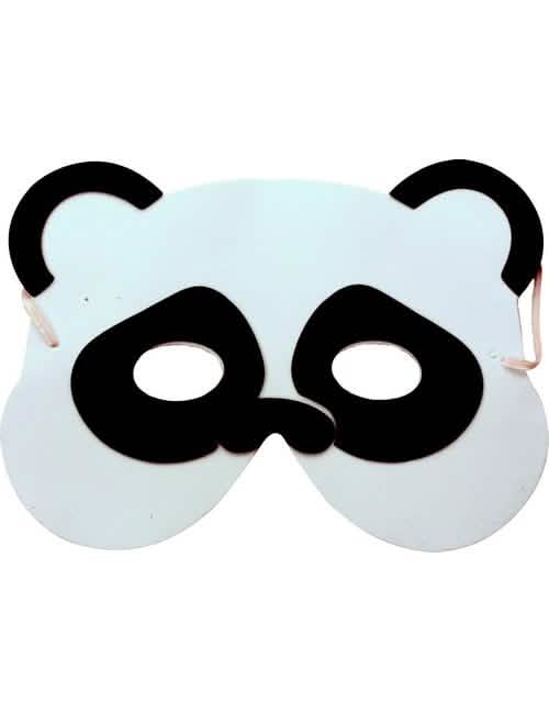 otroška maska panda bela in črna