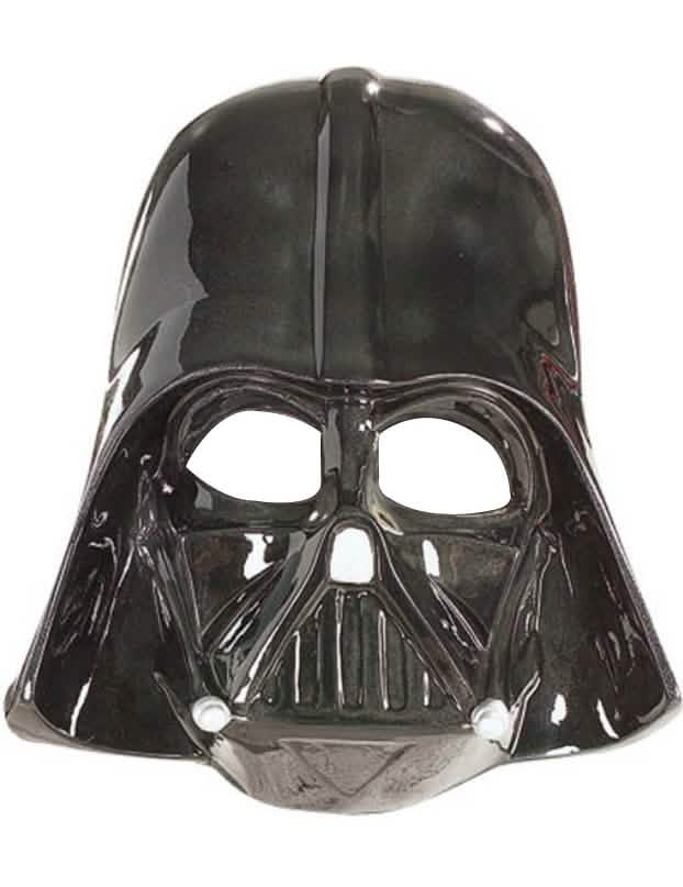 Svetleča črna maska Darth Vader Star Wars za otrok
