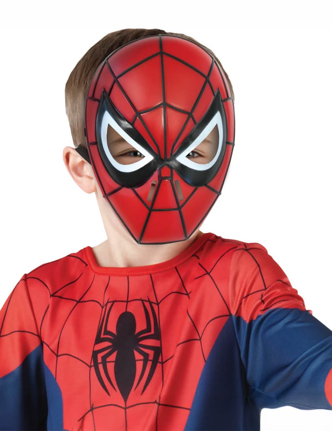 Pogled od spredaj na trdo masko Spider-man Ultimate za otrok