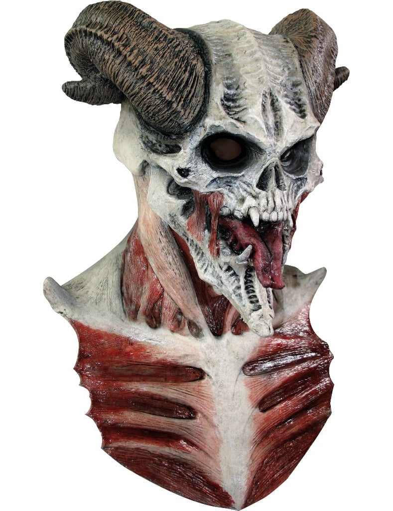 Diabolična skeletna maska odrasla noč čarovnic